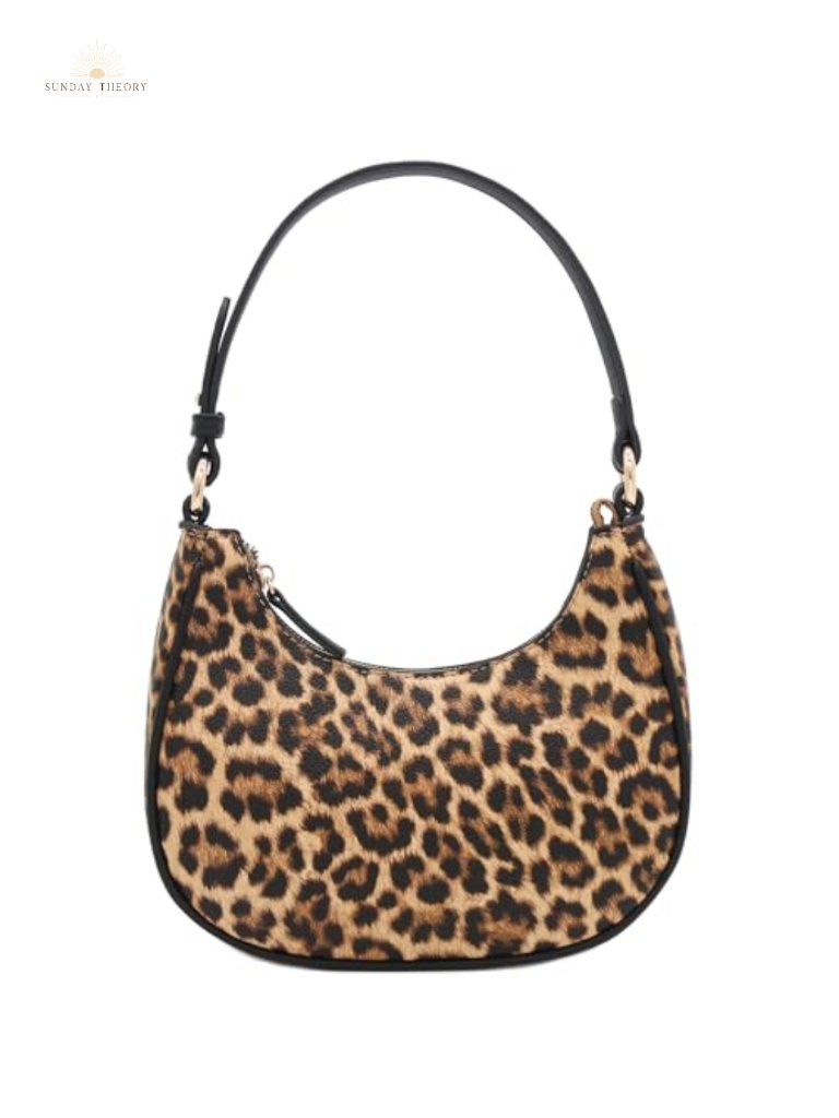 Crescent Shoulder Bag Underarm Purse Adjustable Strap Faux Leather Baguette